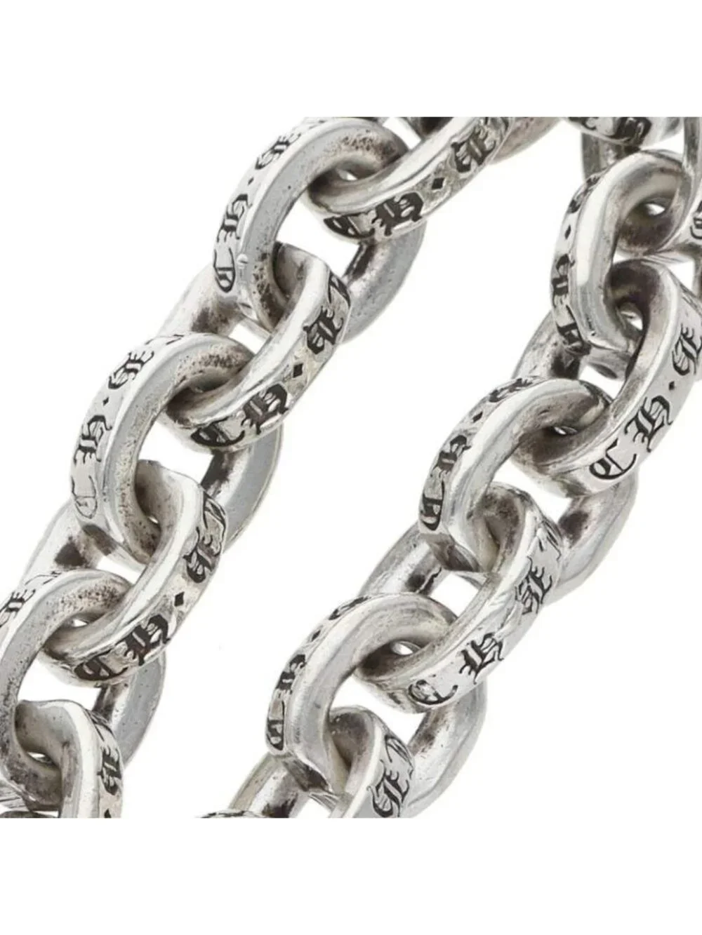 Chrome Hearts Paper Chain Ring Silver